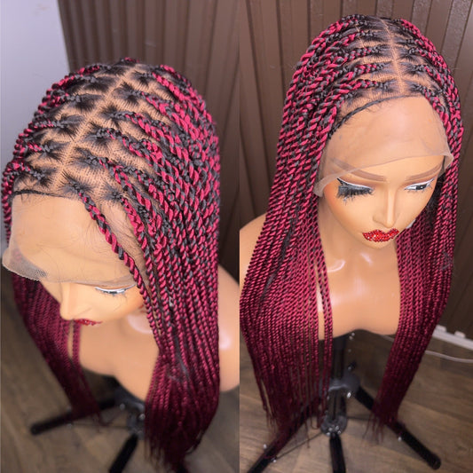 Twist braided wig all color