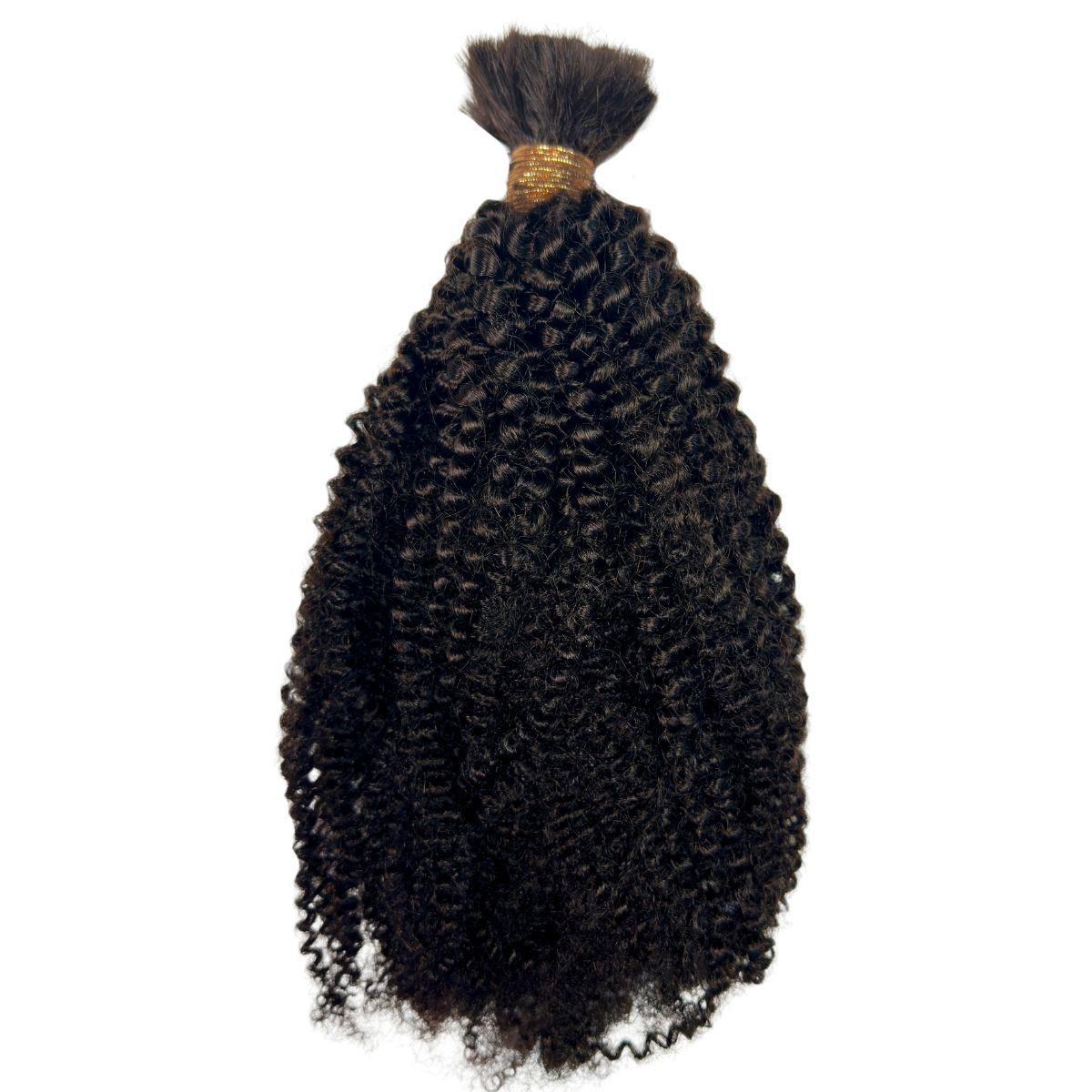Afro Kinky Bulk 100% Human Braiding Hair