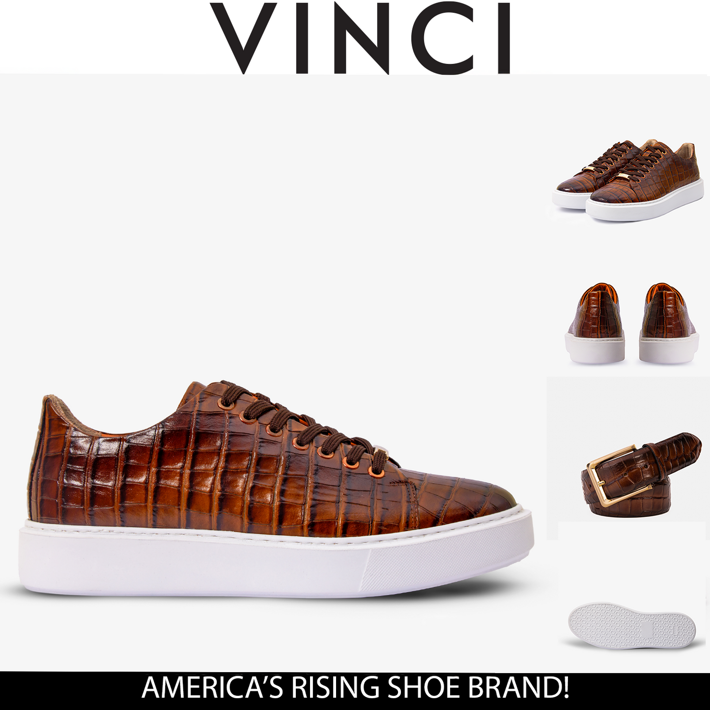 The Dublin Tan Leather Men Sneaker