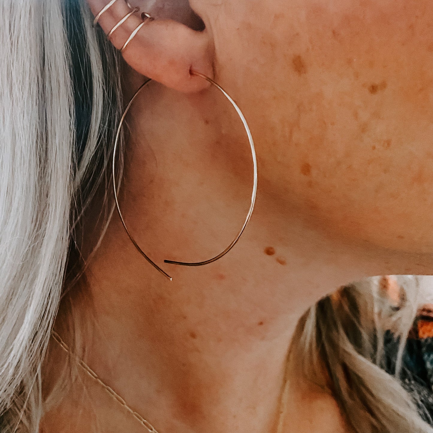 Hoop Threader Earrings