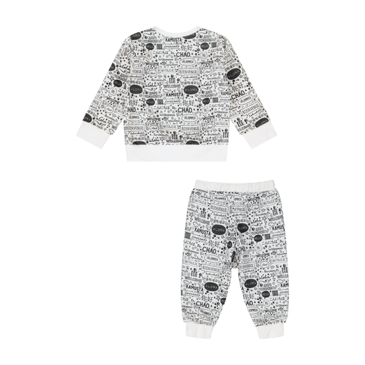Infant Hello Jogger Set | Multicultural Kids Clothing