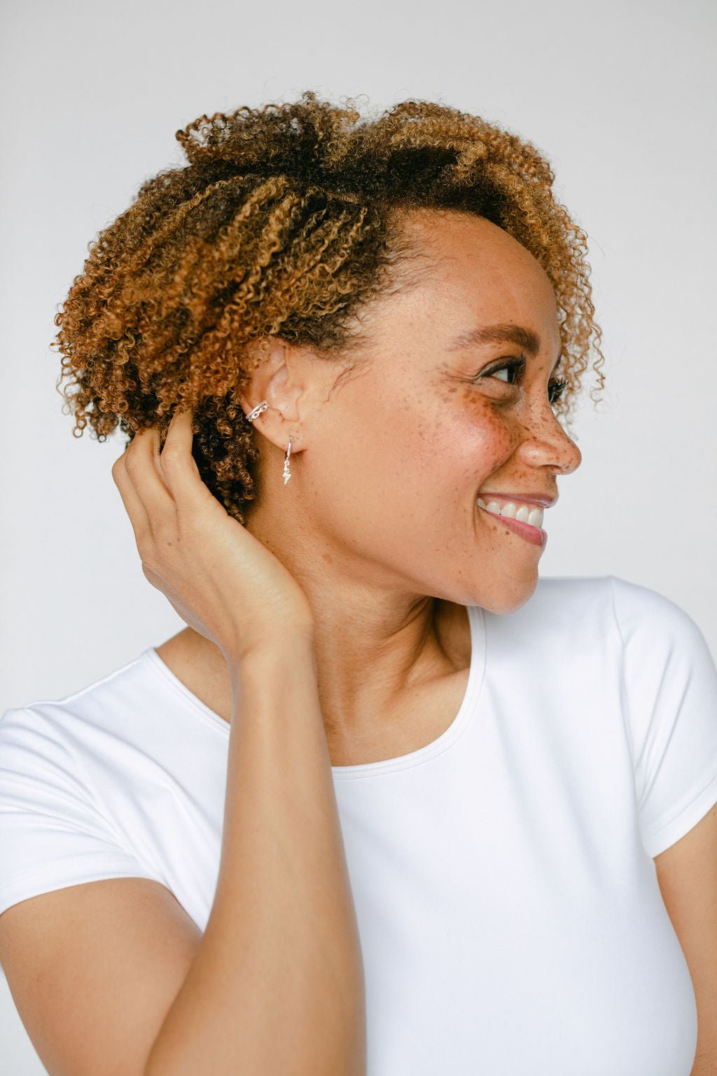 Silver Lightning Bolt Huggies