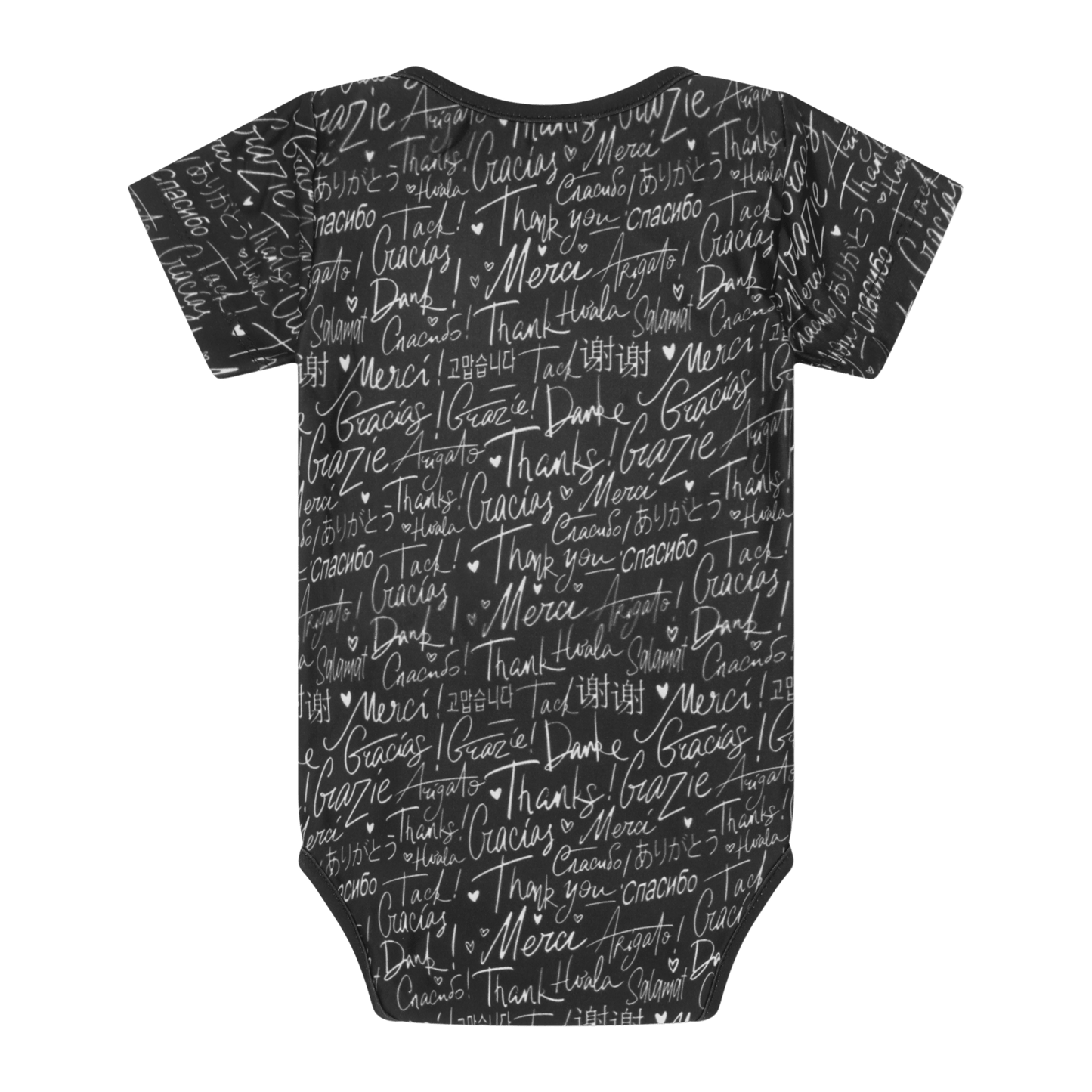 Thank You Short Sleeve Bodysuit | Multicultural Kids Clothing