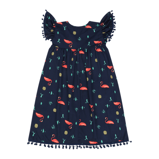Vestito Pom-pom Dress