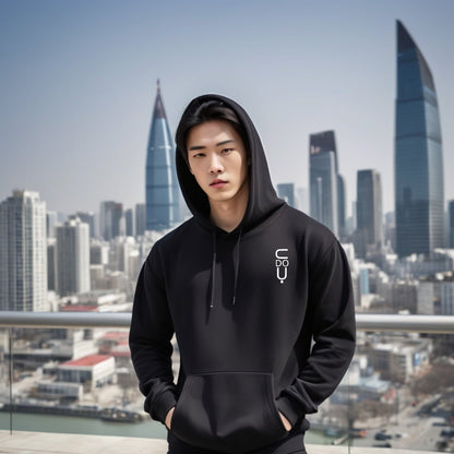 16.9oz 480gsm Heavy Weight Cotton Plus Velvet Hooded Sweater Men Thickened Tight Polar Fleece Pullover Hoodie Women Sweatshirt