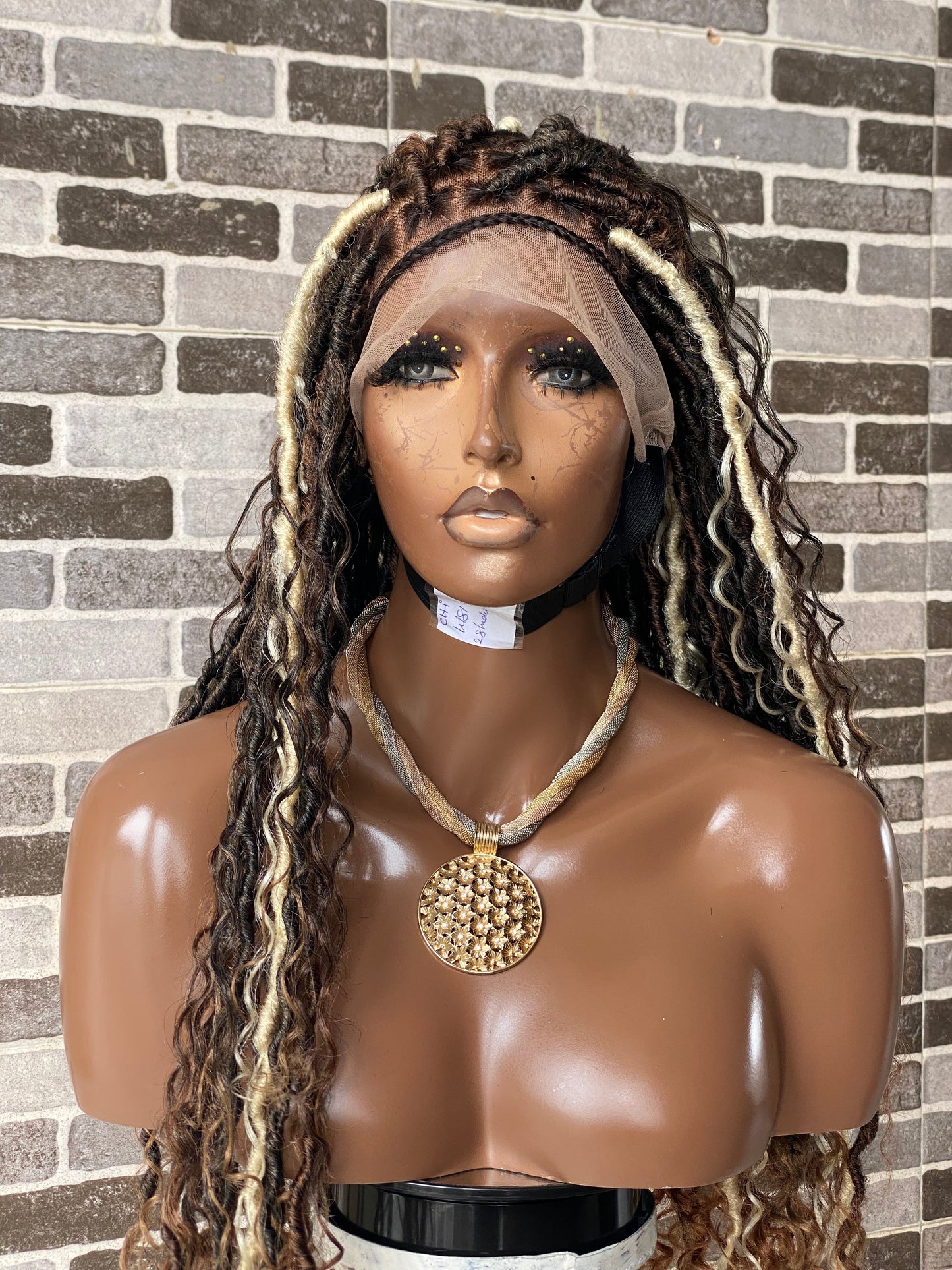 Soft locs wig- Bohemian Full lace faux locs (Africa Queen)