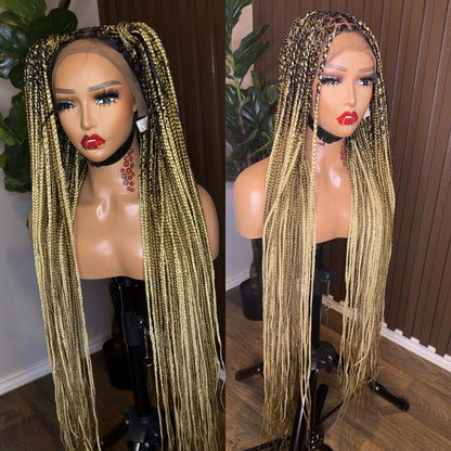 613/27 knotless braided wig mix