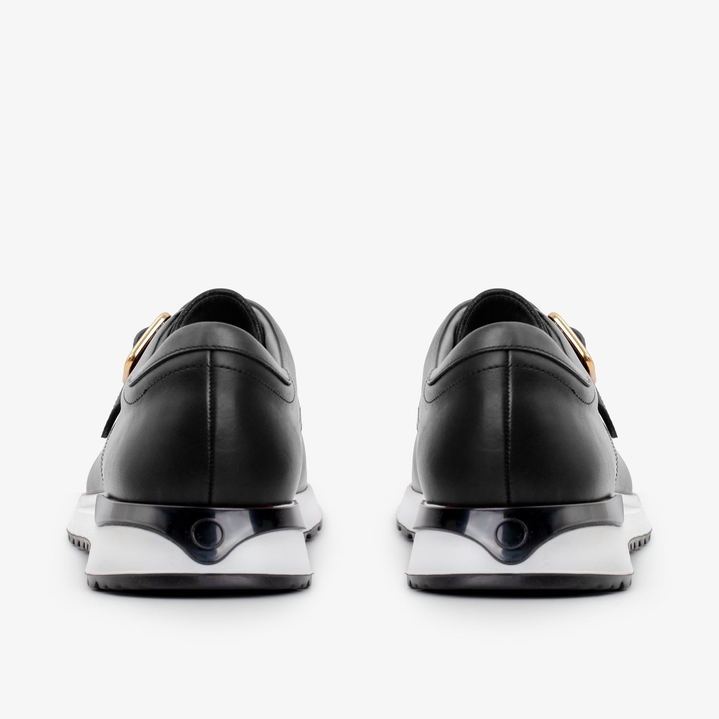 The Torino Black Leather Men Sneaker