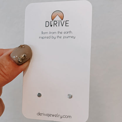 Tiny Dot Stud Earrings