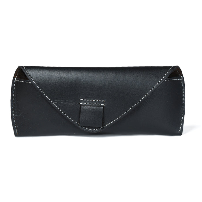 Tan Leather Sunglasses Case