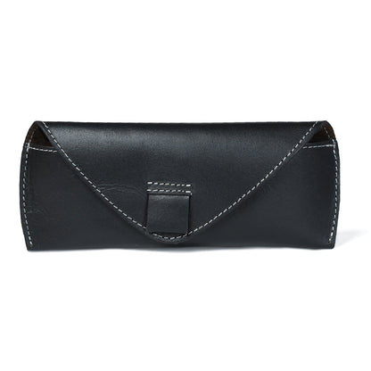 Tan Leather Sunglasses Case