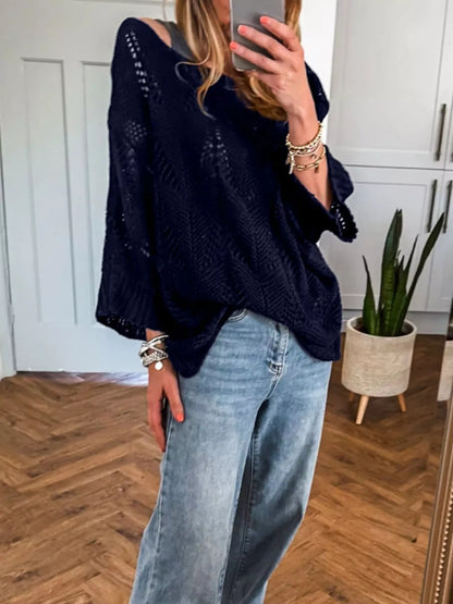 Crochet Long Sleeve Sweater