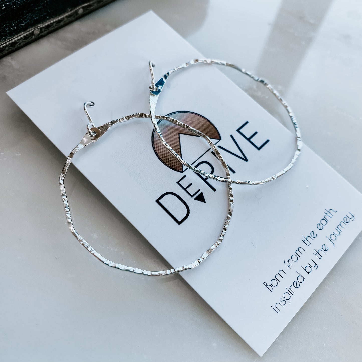 Organic Hoop Earrings