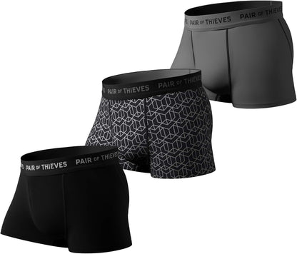 Pair of Thieves SuperFit Men’s Trunks – Breathable Mesh Cooling, Everyday Comfort, Easy-Access Fly