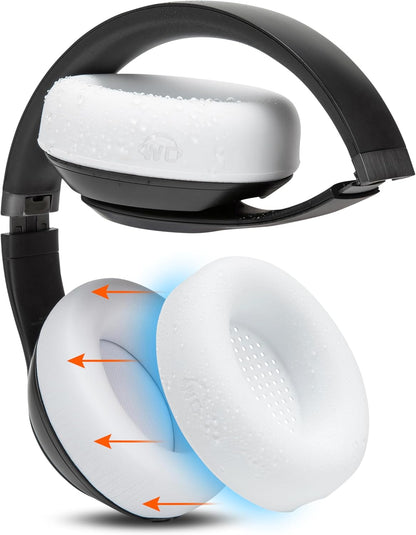 WC SweatZ Studio Pro - Patented Protective Silicone Earpad Covers for Beats Studio Pro Made by Wicked Cushions | Sweatproof & Easily Washable | Black