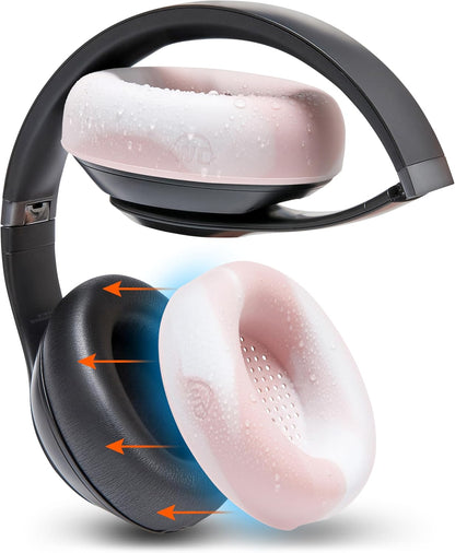 WC SweatZ Studio Pro - Patented Protective Silicone Earpad Covers for Beats Studio Pro Made by Wicked Cushions | Sweatproof & Easily Washable | Black