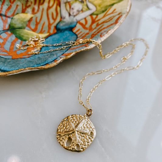 Sand Dollar Pendant Necklace