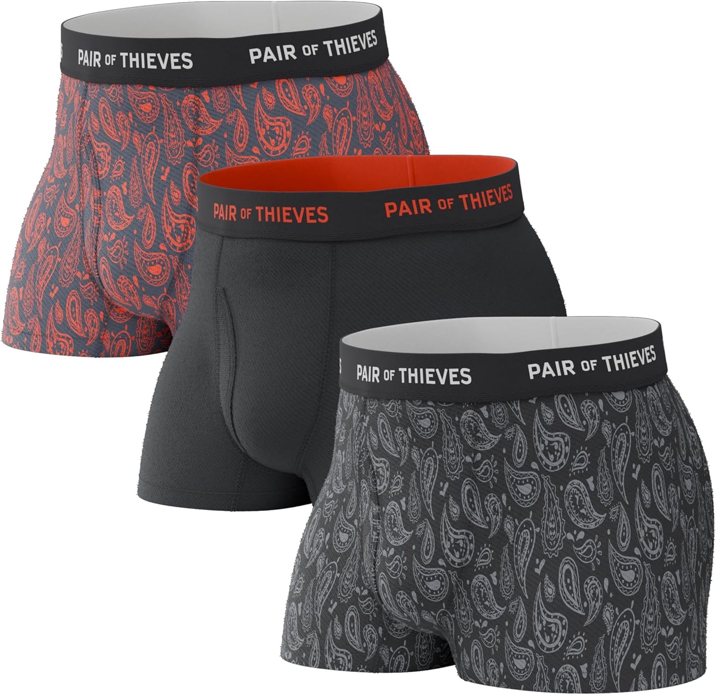Pair of Thieves SuperFit Men’s Trunks – Breathable Mesh Cooling, Everyday Comfort, Easy-Access Fly