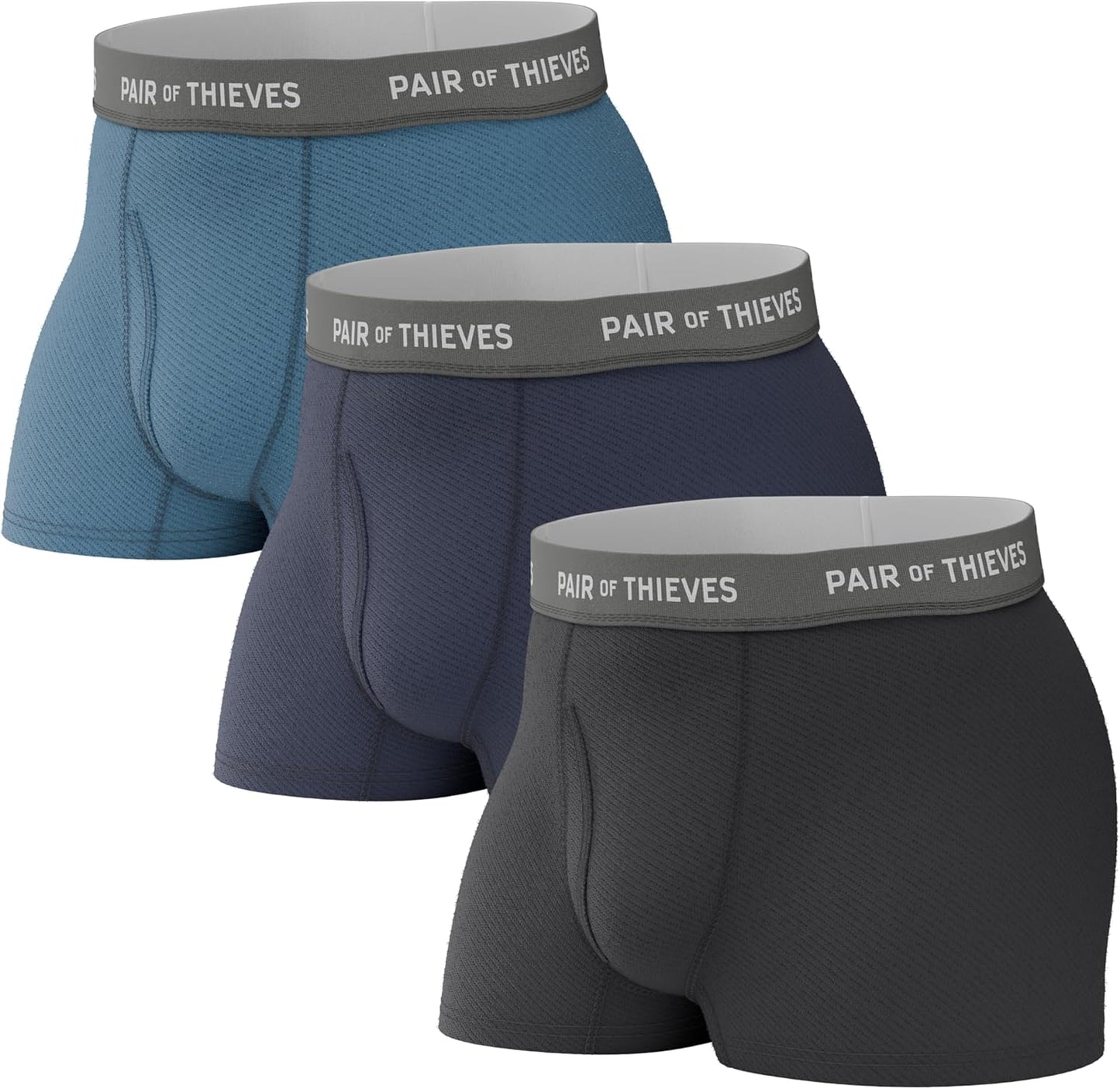 Pair of Thieves SuperFit Men’s Trunks – Breathable Mesh Cooling, Everyday Comfort, Easy-Access Fly