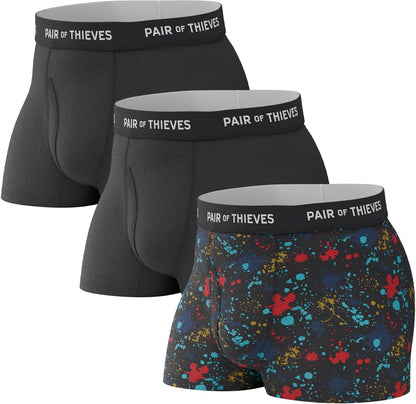 Pair of Thieves SuperFit Men’s Trunks – Breathable Mesh Cooling, Everyday Comfort, Easy-Access Fly