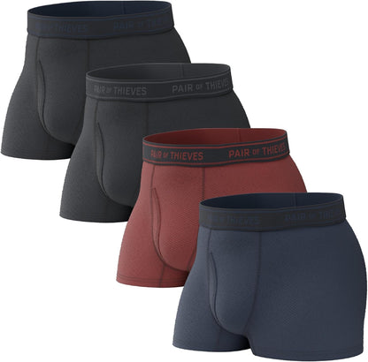 Pair of Thieves SuperFit Men’s Trunks – Breathable Mesh Cooling, Everyday Comfort, Easy-Access Fly