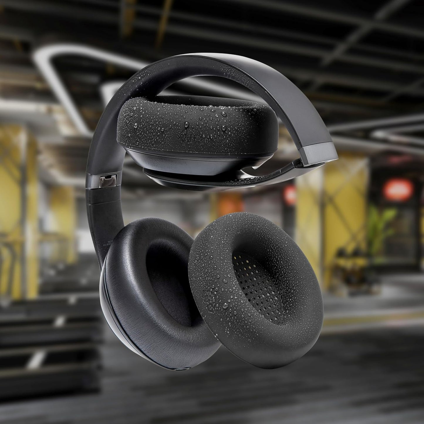 WC SweatZ Studio Pro - Patented Protective Silicone Earpad Covers for Beats Studio Pro Made by Wicked Cushions | Sweatproof & Easily Washable | Black