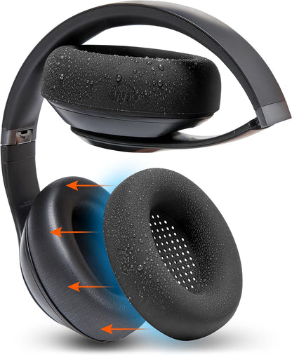 WC SweatZ Studio Pro - Patented Protective Silicone Earpad Covers for Beats Studio Pro Made by Wicked Cushions | Sweatproof & Easily Washable | Black
