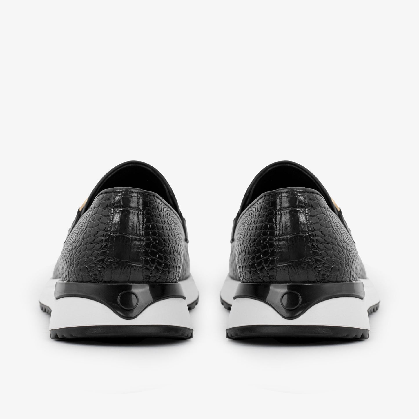 The Padova Black Leather Men Sneaker
