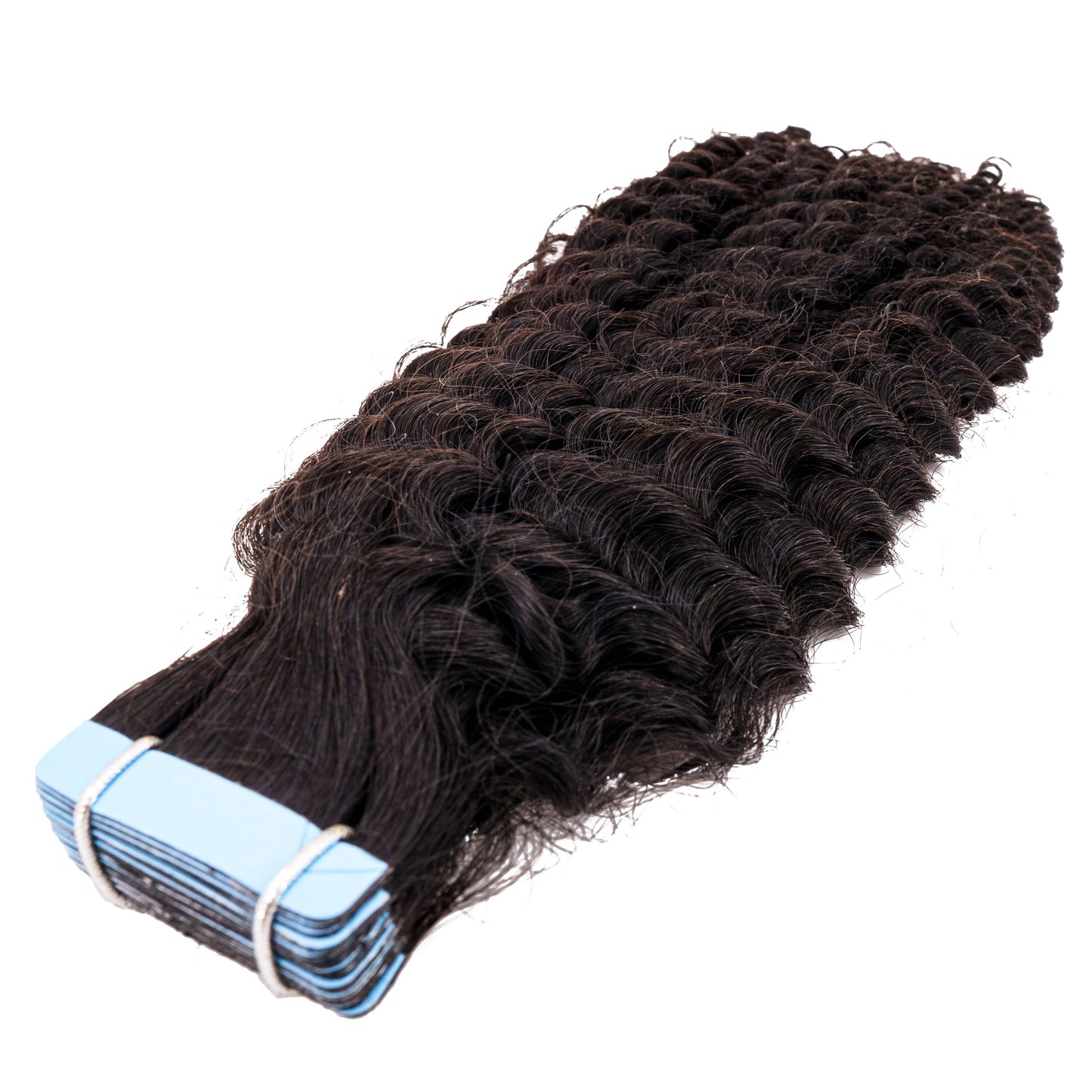 Afro Kinky Curly 100% Human Hair Tape In Extensions