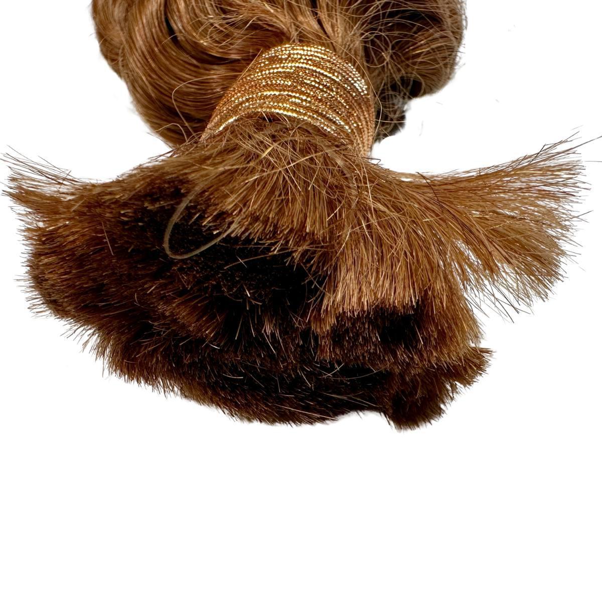 Auburn Deep Wave Bulk 100% Human Braiding Hair