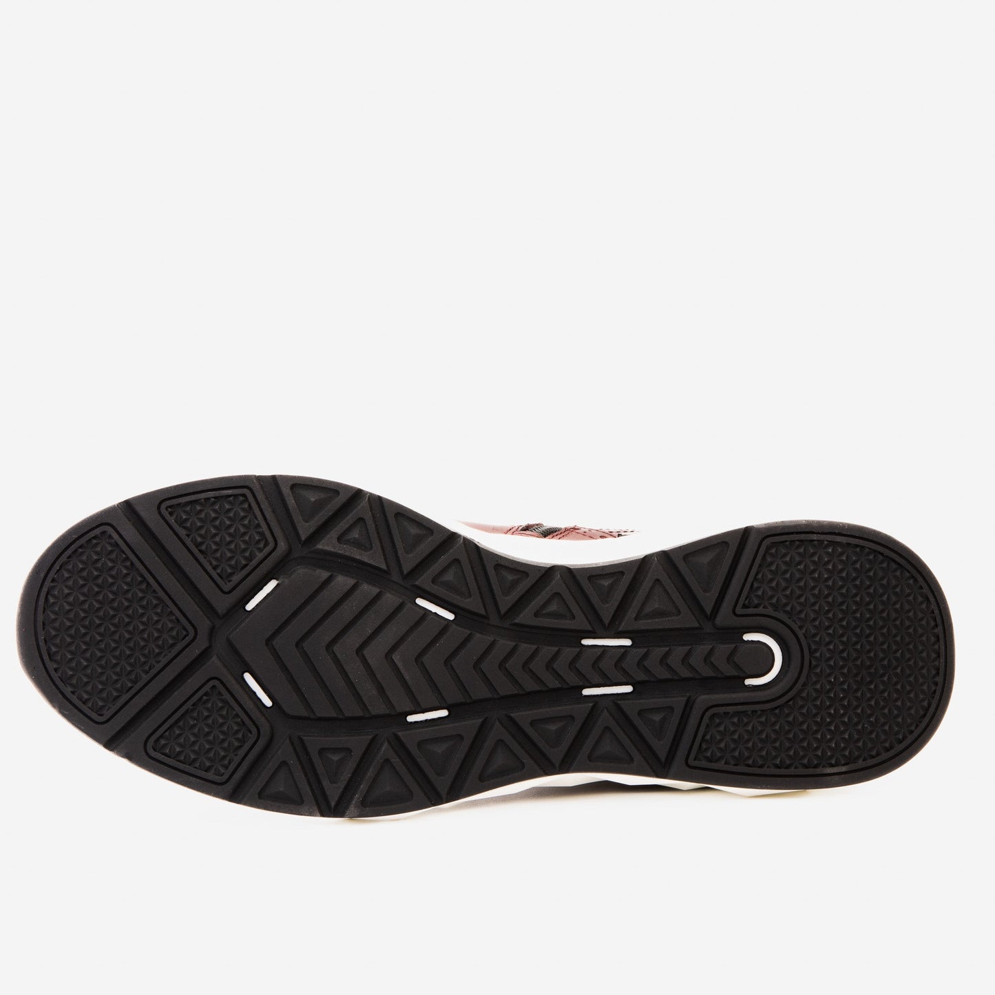 The Regent Burgundy Leather Wingtip
 Brogue Men Casual Boot