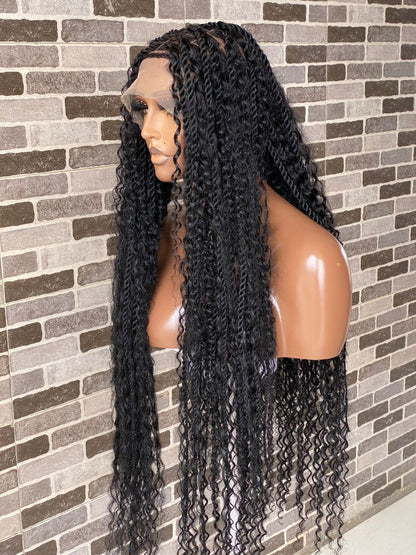 Senegalese bohemian -(100-% Humanhair curls (TARA