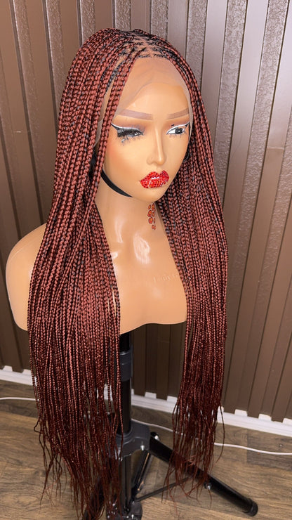 Color 350 knotless braided wig