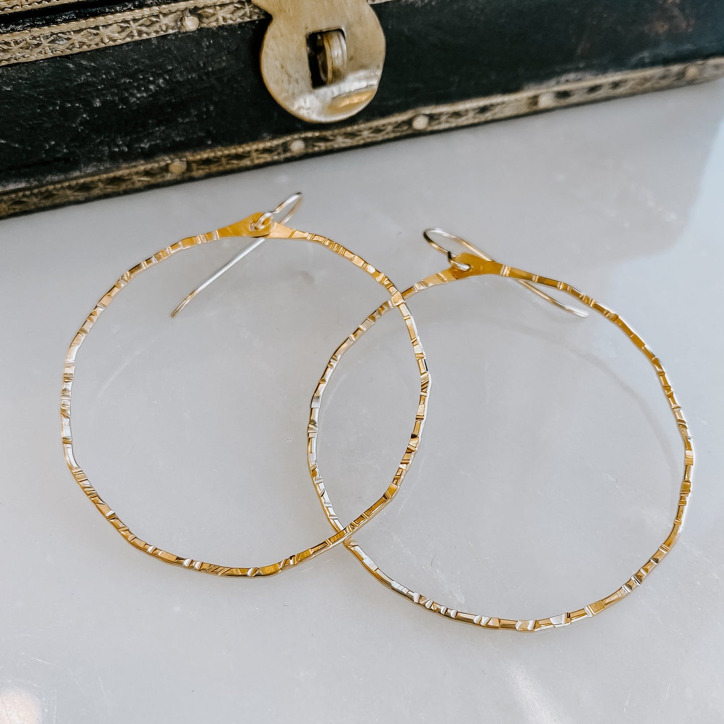 Organic Hoop Earrings