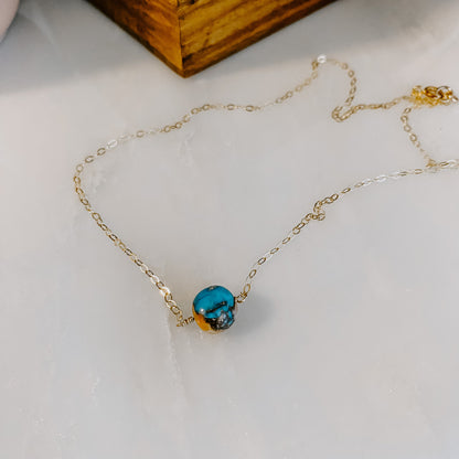 Spiny Oyster Turquoise Gemstone Necklace