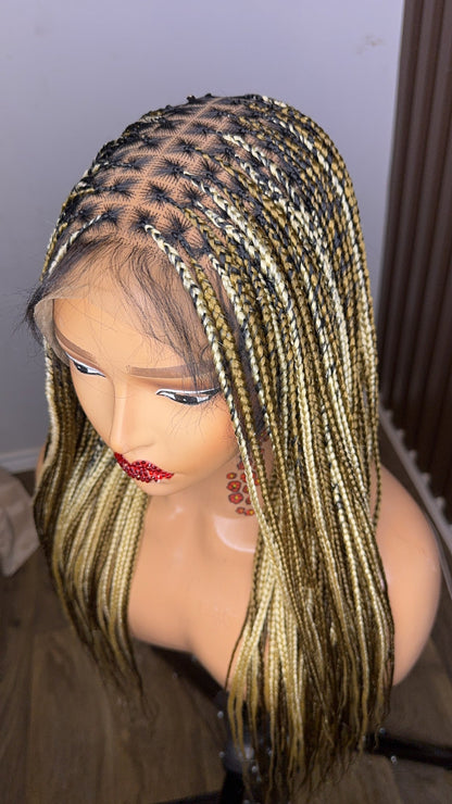 22 inches 613/27 knotless braided wig