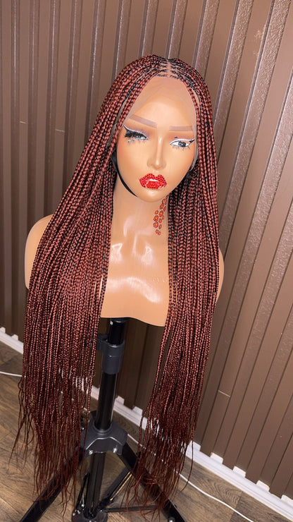 Color 350 knotless braided wig