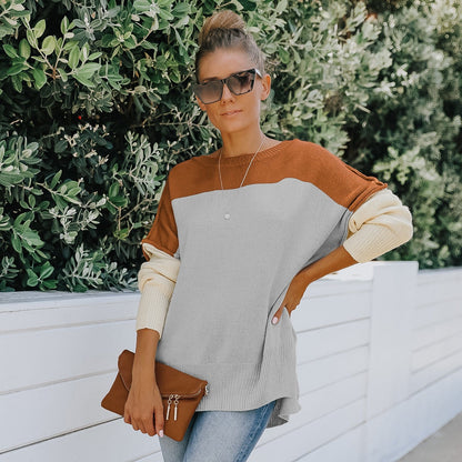 Triple Tone Long Knit Sweater