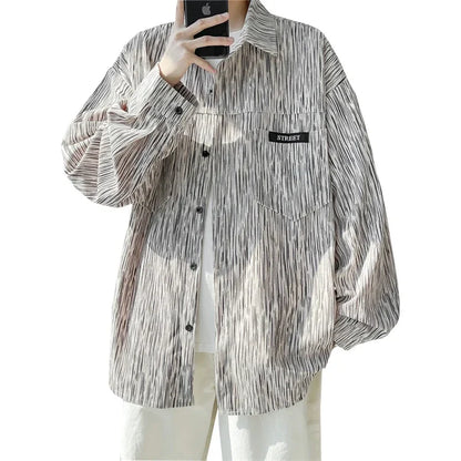 Men's Oversized Button-Up Shirts