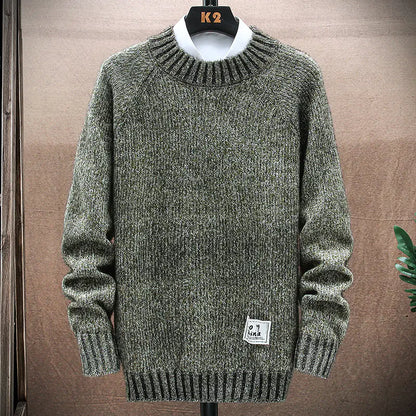 Knitted Sweater Tops and Bottoming Shirts