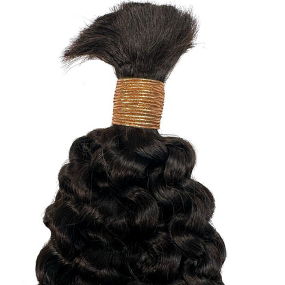 Water Wave Bulk 100% Human Braiding Hair