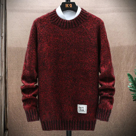 Knitted Sweater Tops and Bottoming Shirts