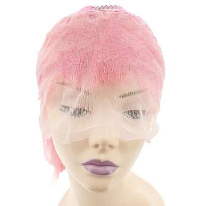 Cotton Candy 13x4 Transparent Lace Front 100% Human Hair Bob Wig