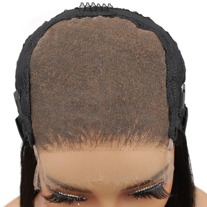 Straight 5x5 HD Lace Closure 100% Human Hair Bob Wig