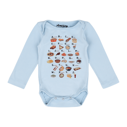 Alphabet Long Sleeve Bodysuit | Multicultural Kids Clothing