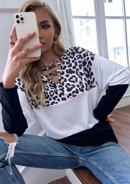 Color Block Interlock Sweater