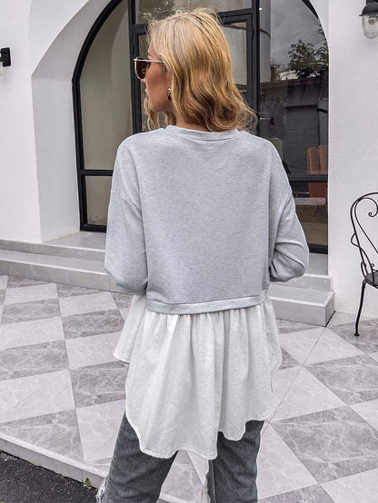 Double Layered Sweater Top