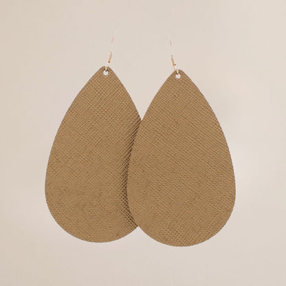 Antique Brass Teardrops