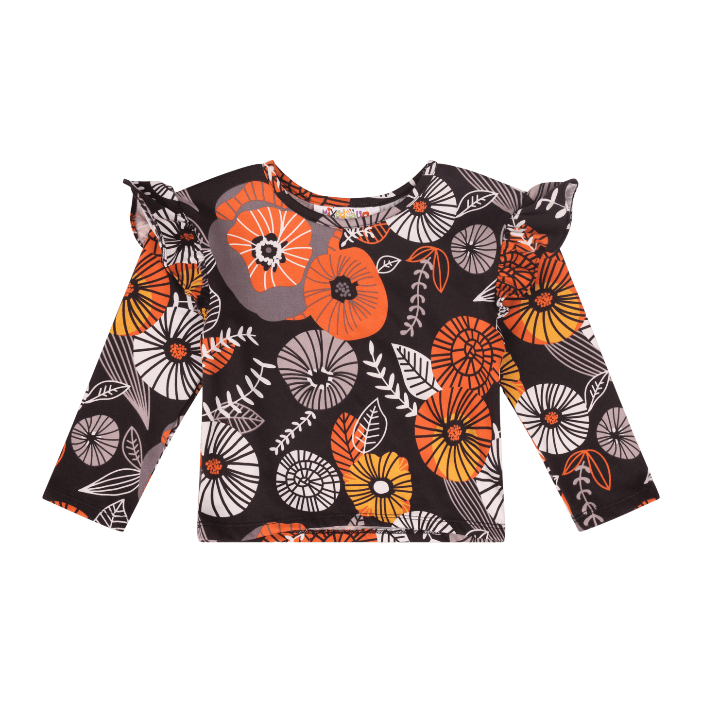 Baby Girls Ruffle Flutter Sleeve Top | Multicultural Kids Clothing