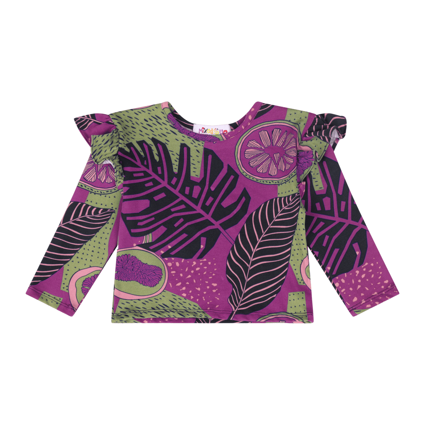 Baby Girls Ruffle Flutter Sleeve Top | Multicultural Kids Clothing